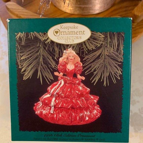 Barbie Hallmark Keepsake Ornaments, NWT, Collectors Edition Years 1996, 2000 - Picture 6 of 7